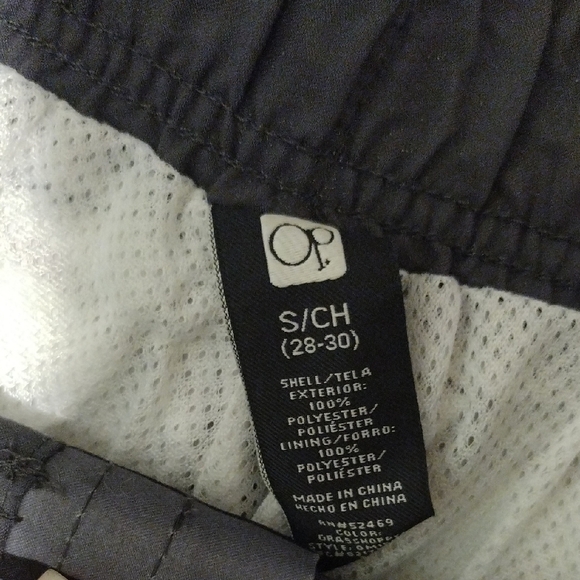 Green and Black Striped Swim Shorts - Picture 2 of 7